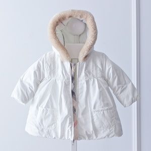 Burberry Hooded Winter Puffer Jacket NWOT